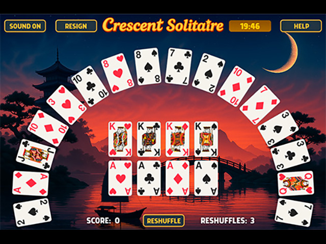 Crescent Solitaire Screenshot 2