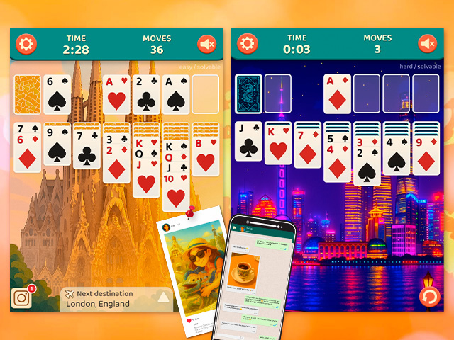 World Tour Solitaire Screenshot 2
